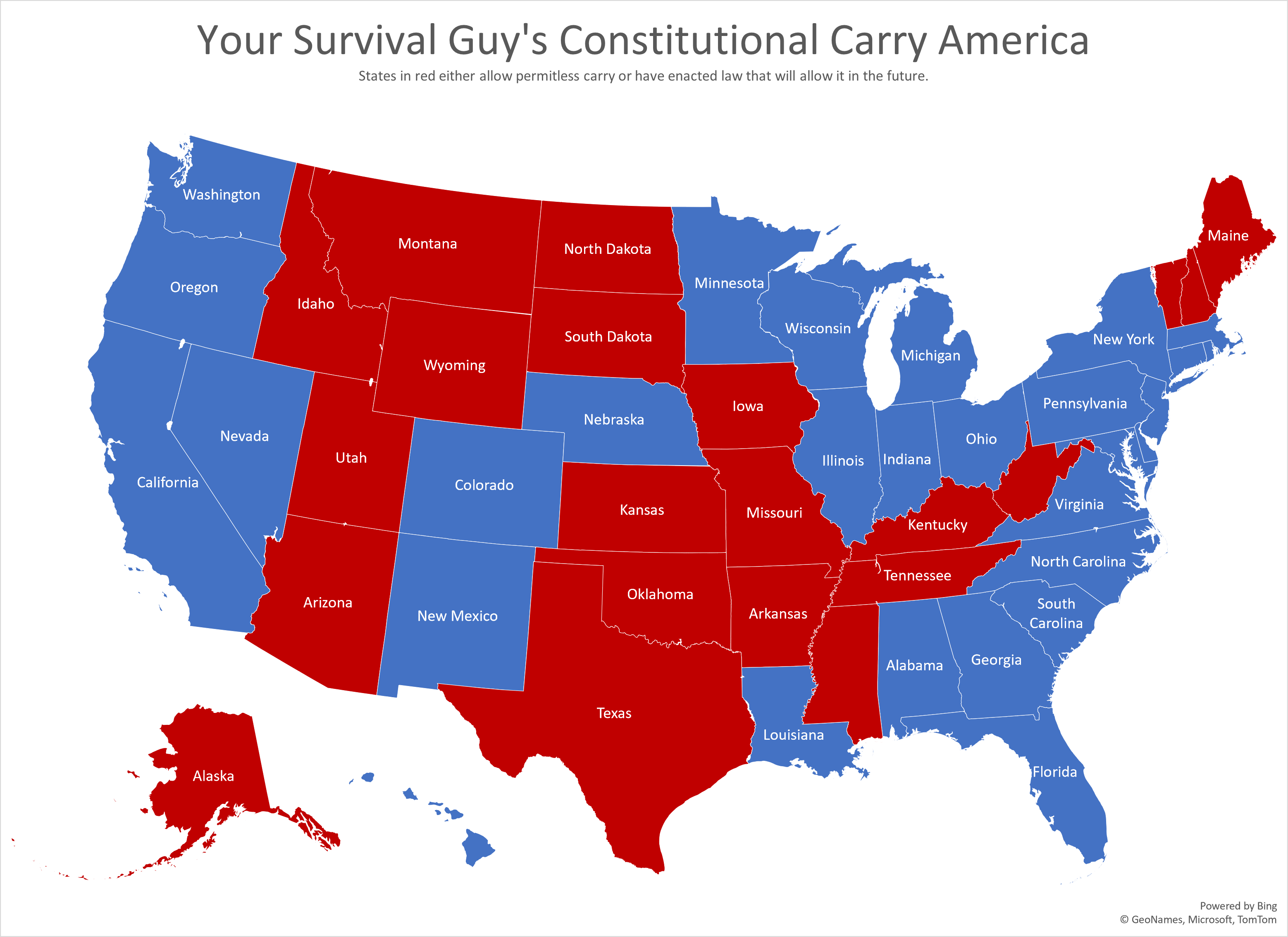 Constitutional Carry In America Your Survival Guy